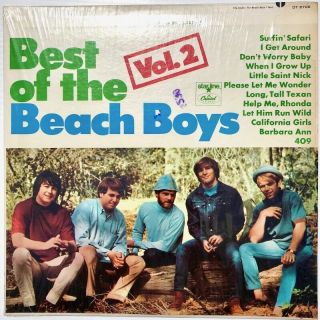 Vtg 1967 Best Of The Beach Boys Vol.  2 Rock N Roll Vinyl Lp Record Brian Wilson