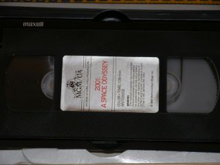 2001: A Space Odyssey VHS Stanley Kubrick MGM CBS Vintage 1980 2