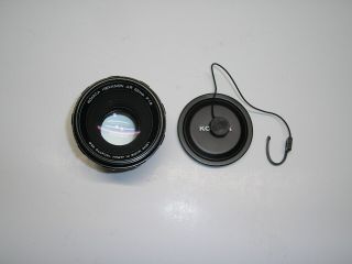 Konica Hexanon Ar 52mm F1.  8 Vintage Ee Lens With Cap