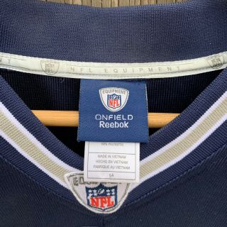 Reebok JASON WITTEN 82 Dallas Cowboys Authentic Stitched NFL Blue Jersey Vtg 6
