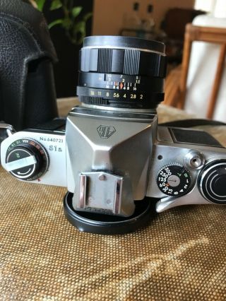 Asahi Pentax S1a with leather Case and Takumar 1:2/55mm Lens 3