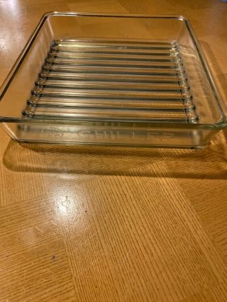 Vintage Ge Top Icebox Glass Chiller Drip Tray