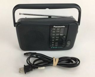 Vintage Panasonic Rf - 544 Portable Fm/am Radio Ac/dc - Discontinued Great