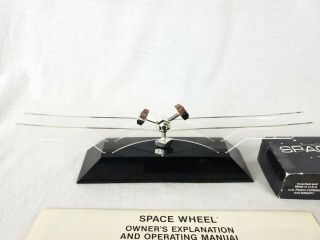 Vtg Andrews Space Wheel Kinetic Sculpture Perpetual Motion 2