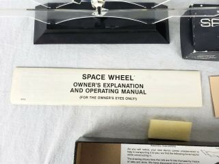 Vtg Andrews Space Wheel Kinetic Sculpture Perpetual Motion 4