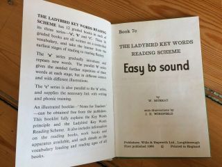 Vintage Ladybird Easy to Sound Book 7c from 1966 4