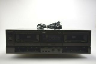 Technics Rs - Tr157 Cassette Player Recorder Stereo Dual Deck &
