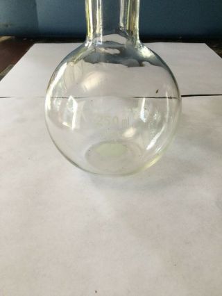 Vintage Kimax 250 ML Bottle Glass Jar Lab Chemistry 2