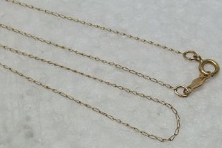 Vintage Solid 14k Yellow Gold 19 - 1/4 " Necklace -,  L@@k