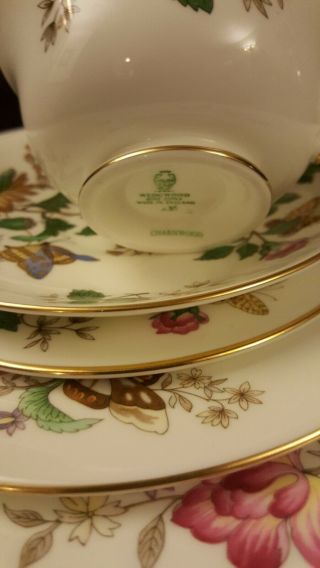 Vintage Charnwood by Wedgwood Fine Bone China Dinnerware 5 Piece Place Setting 3