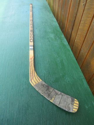 Vintage Wooden 54 " Long Hockey Stick Sher - Wood Pmp 5030