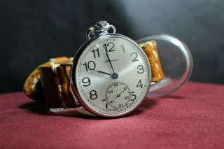 Soviet Molnija Watch Pocket 3602 Russian Ussr Vintage Men Wristwatch Molnia 1
