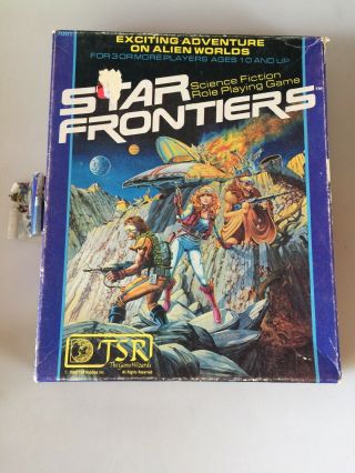 Vintage 1980 Star Frontiers Tsr Role Play Game Alcazzar Starspawn Volturnus