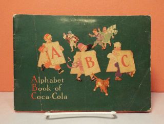 Vintage Coca Cola 1950s Paper Alphabet Book Advertising Abc Childrens Booklet