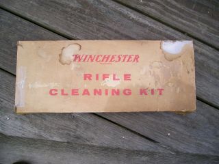 Vintage Winchester Rifle Cleaning Kit 22 - 27 Cal.