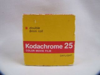 Vintage Kodachrome Film Km459 Kodachrome 25 Movie Film Double 8 Mm Color