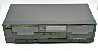 Vintage Jvc Td - W110 Stereo Double Dual Cassette Deck
