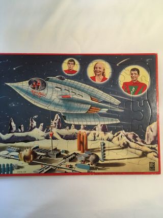 Space Patrol 1950s Tv Series Tray Frame Puzzle Vintage