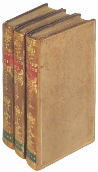 British Poets The Poetical Of Alexander Pope 3 Volumes / 1773