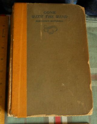 Gone With The Wind.  Margaret Mitchell.  June 1936 Edition - Third Printing
