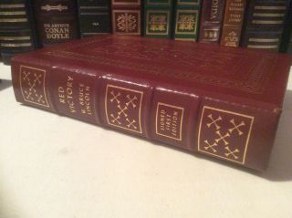 Red Victory by W.  Bruce Lincoln - Easton Press leather - bound Signed First 3