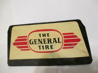 Vintage Metal The General Tire Double Sided Sign Triangle 4