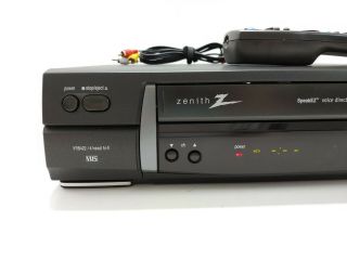 Zenith VRB422 SpeakEZ VHS VCR Player Recorder 4 Head HiFi With Remote 3