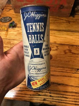 Vintage Jc Higgins Tennis Balls Can Still Full And With Key