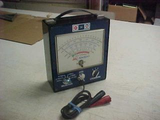 Ac Gm Delco Meter Automotive Tool - Vintage Engine Tester