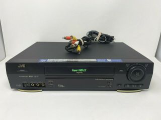 Jvc Hr - S4800u High Resolution Vhs S - Vhs Vcr Player With A/v Cables