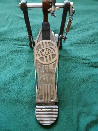 Vintage Gretsch Floating Action Bass Drum Pedal Smooth Action