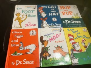 9 Dr.  Seuss Books Hardcover 1950s - 1970 