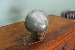 Vintage Amber Glass Lens Fog Light Lamp Auto Radiator Mfg Co Old Rat Rod Part 4
