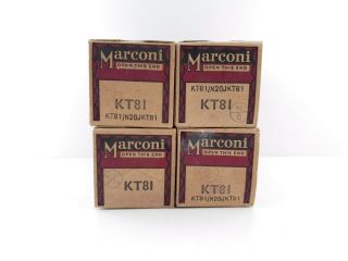 4 X Kt81 Marconi Tubes,  Nos/nib.  Same Code Production C6.  En - Air Auct.