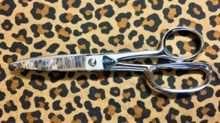 Vintage Rare Cutco 8 " Chrome Made Usa Kitchen Shears Scissors