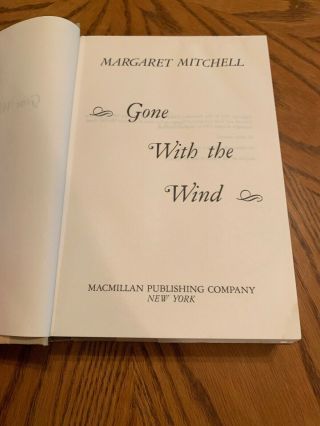 GONE WITH THE WIND - Margaret Mitchell - HB/DJ - 1964 2