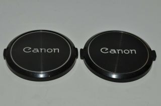 Vintage Canon C - 55mm ×2 Snap - On Lens Cap From Japan 190335