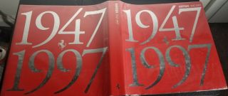 Ferrari 1947 - 1997 Special 50th Edition illustrated red dust jacket 3