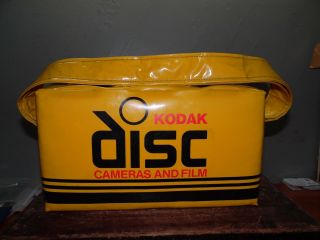 Vintage Kodak Disc Cameras And Film Bag