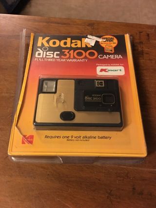 / Vintage Eastman Kodak Disc 3100 Camera With - Papers Packaging