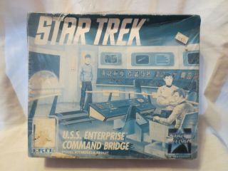 Star Trek Uss Enterprise Command Bridge Vintage Amt Model Kit Ertl 6007