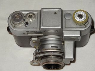1948 Kodak 35 Rangefinder Camera w/ 50mm f/3.  5 Lens,  Leather Carrying Case 4