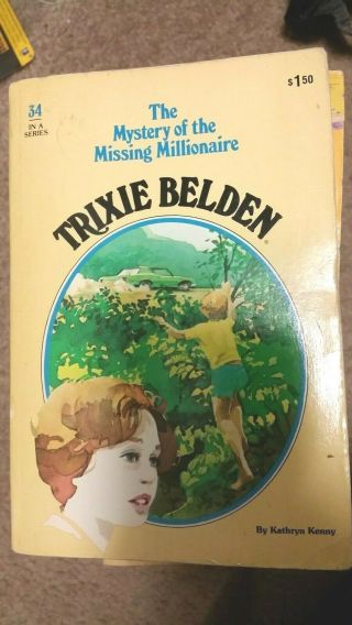 Trixie Belden The Mystery Of The Missing Millionaire 34,  Vintage 1980