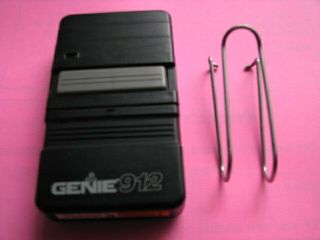 Vintage Genie Gt912 Garage Door Opener Remote Control With Battery