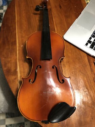 Vintage Made In Germany Violin - With Case / 22 Inches Long.