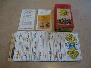 Vintage Tarot Cards 1JJ Switzerland AG MULLER,  CIE Fortune Telling 4