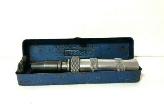 Vintage Vessel Hand Impact Driver Model 2500 With 4 Bits And Metal Case Complete