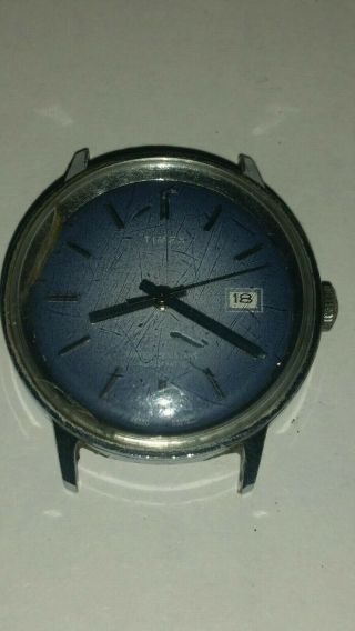 Vintage Mens Automatic Timex Watch With Date