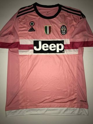 Dybala Juventus Pink 2015 Retro Soccer Shirt Vintage Football Jersey Shirt