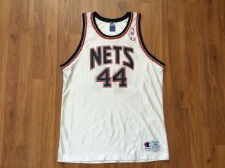 Jersey Nets Keith Van Horn 44 Vintage Champion Nba Sz L Basketball Jersey